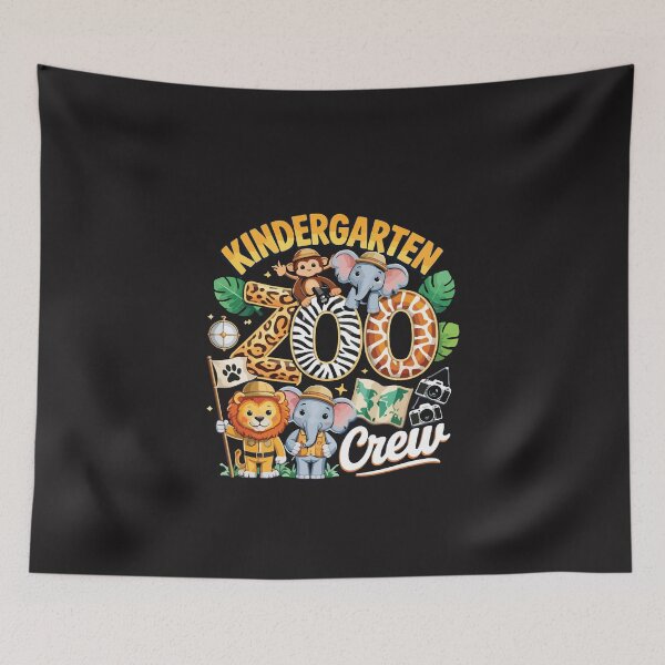 Item preview, Kindergarten Zoo Crew Safari Animals Jungle Kids School Trip designed and sold by kiralynstration.
