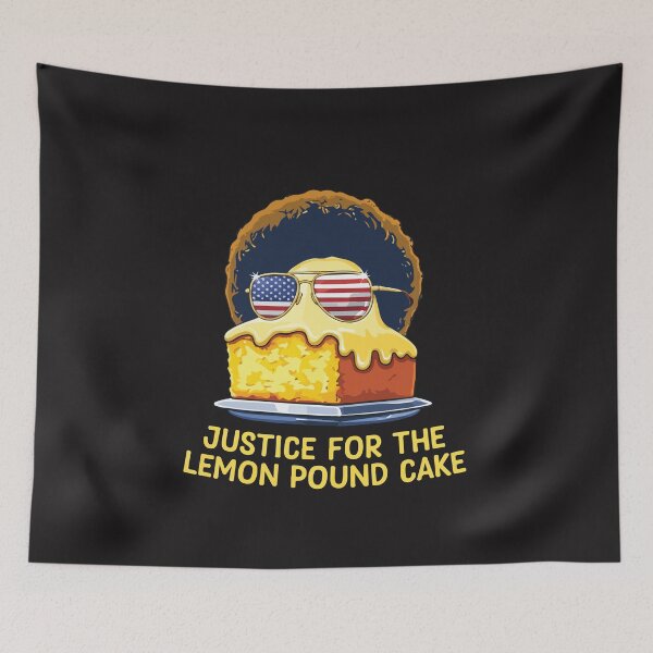 Item preview, Justice For Lemon Pound Cake Funny Meme Dessert Humor Viral designed and sold by kiralynstration.
