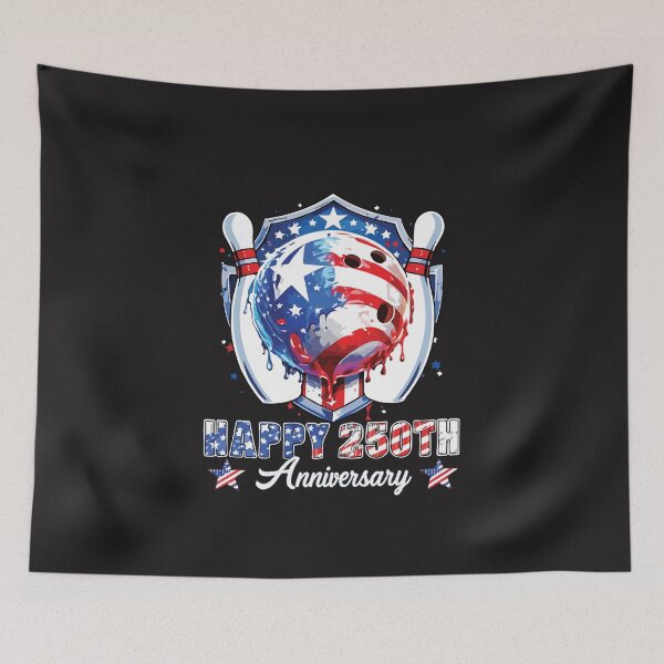 Item preview, USA 250th Anniversary Bowling 4th of July Patriotic Drip Ball designed and sold by kiralynstration.