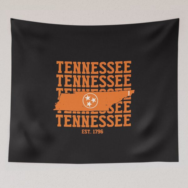Item preview, Vintage Tennessee Map 1796 TN State Pride Retro Orange designed and sold by kiralynstration.
