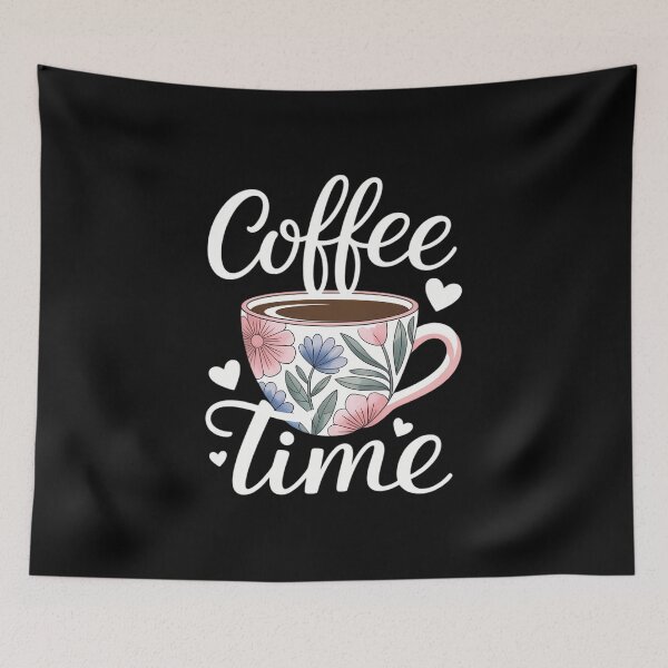 Item preview, Coffee Time Cute Coffee Lover Women designed and sold by IdunayaStore.