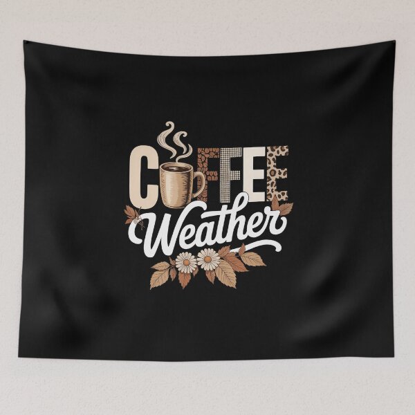 Item preview, Coffee Weather Fall Cozy Mug Graphic designed and sold by IdunayaStore.