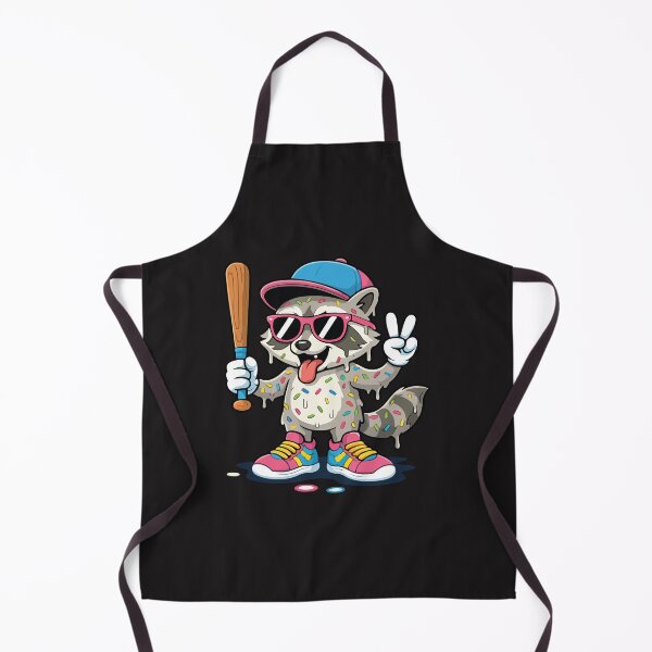 Item preview, Trash Panda Baseball Drip Funny Raccoon Kids Mascot designed and sold by kiralynstration.