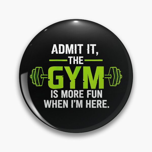 Item preview, Admit It The Gym Is More Fun Funny Workout designed and sold by eliramaison.