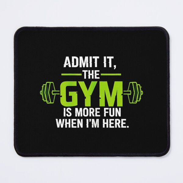 Item preview, Admit It The Gym Is More Fun Funny Workout designed and sold by eliramaison.
