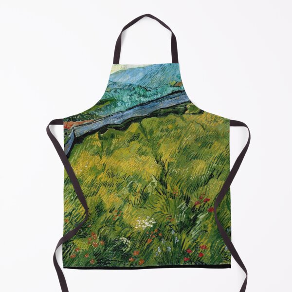 Item preview, Enclosed Wheat Field With Rising Sun by Vincent van Gogh: Post‑Impressionist Poster designed and sold by artofuniverse.