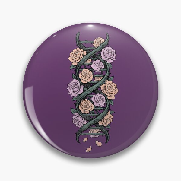 Item preview, Floral DNA Double Helix Dark designed and sold by VibeMax.