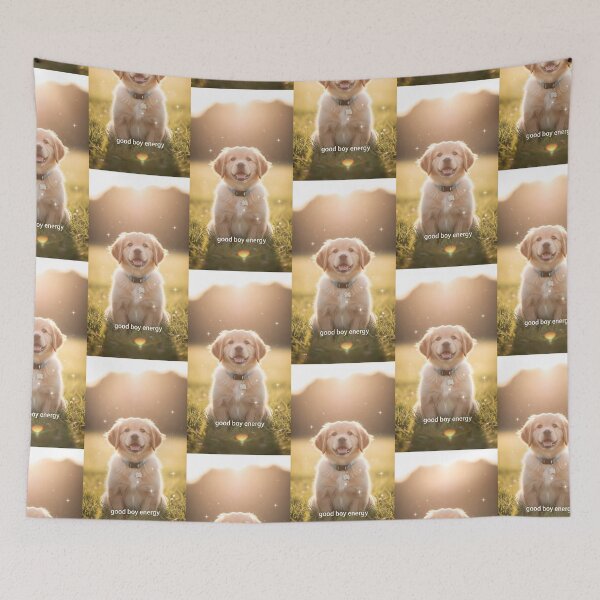 Item preview, Cute Golden Retriever Puppy Art designed and sold by Itsheartshop.