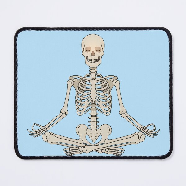 Item preview, Meditation Skeleton T-Shirt, Zen Skeleton Yoga Pose, Calm Mind Funny Spiritual Humor Design designed and sold by Raw Tigers.