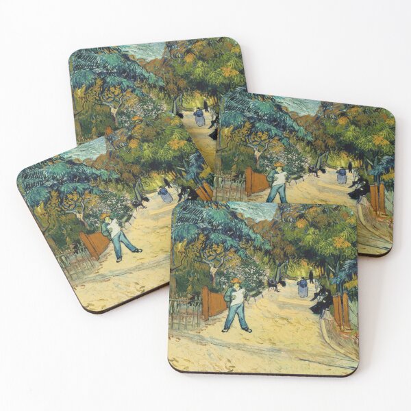 Item preview, Entrance to the Public Gardens in Arles by Vincent van Gogh: Fine Art Poster designed and sold by artofuniverse.