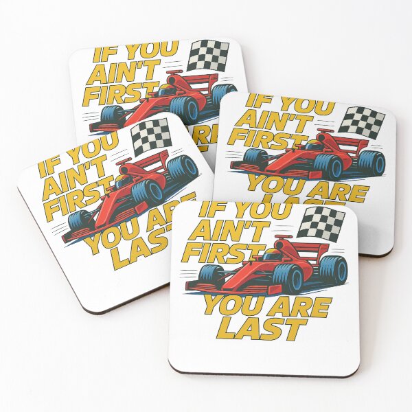 Item preview, If You Ain't First Formula Racing Checkered Flag designed and sold by reval-store.