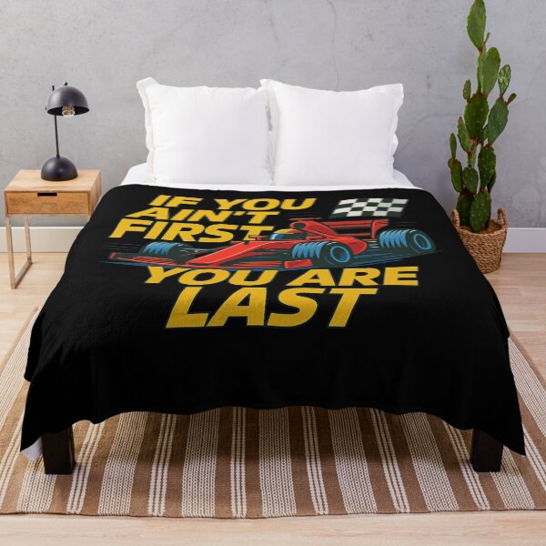 Item preview, If You Ain't First Formula Racing Checkered Flag designed and sold by reval-store.