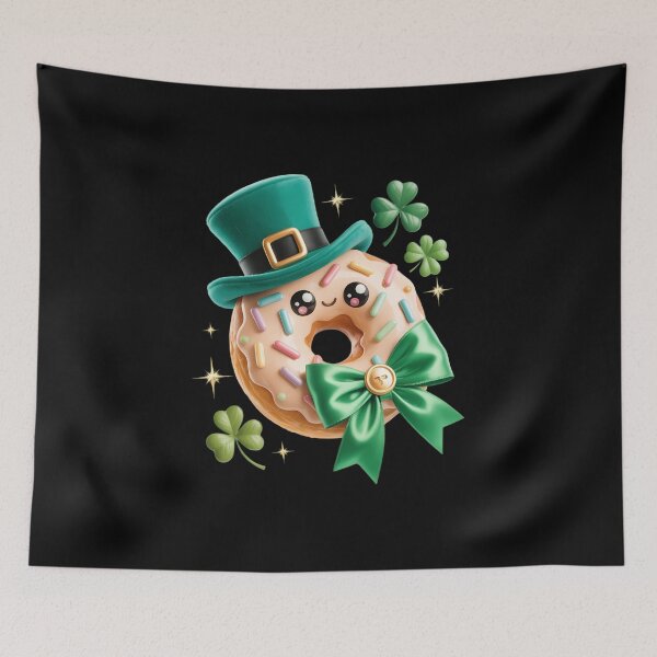Artikelvorschau, Donut St. Patrick's Day Leprechaun Coquette entworfen und verkauft von IdunayaStore.