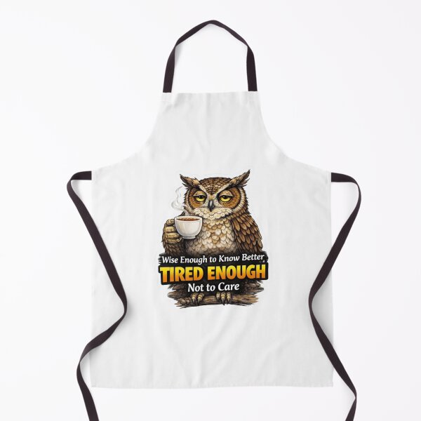 Item preview, Tired Enough Not to Care Owl Sticker designed and sold by Gentlestate.