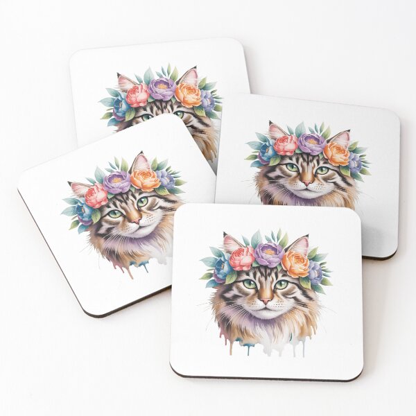 Item preview, Cute Boho Cat designed and sold by IdunayaStore.