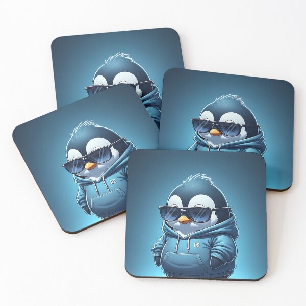 Item preview, Cool But Tired Funny Penguin designed and sold by Itsheartshop.