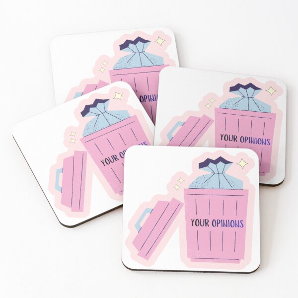 Item preview,  Your Opinions in the Trash Cute Aesthetic design  designed and sold by MusePaletteCo.