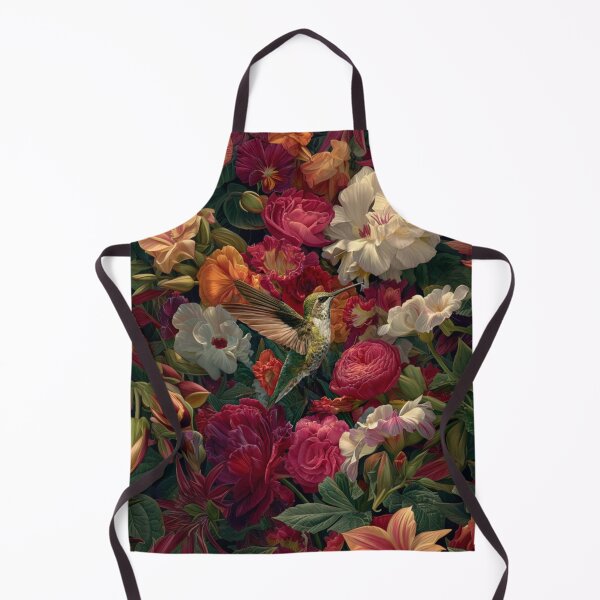 Item preview, A Hummingbird hovering beside vivid flowers, Birds in Motion designed and sold by CDC40.