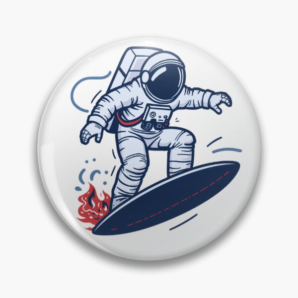 Item preview, Galactic Surfer - Rocket Astronaut designed and sold by RDproject.