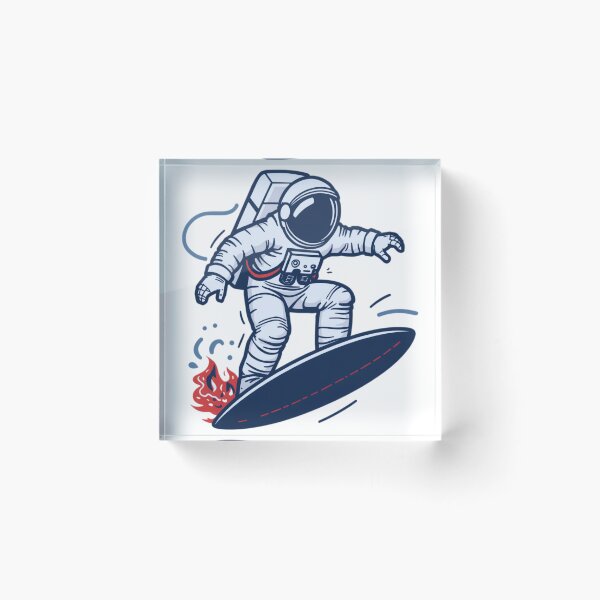 Item preview, Galactic Surfer - Rocket Astronaut designed and sold by RDproject.
