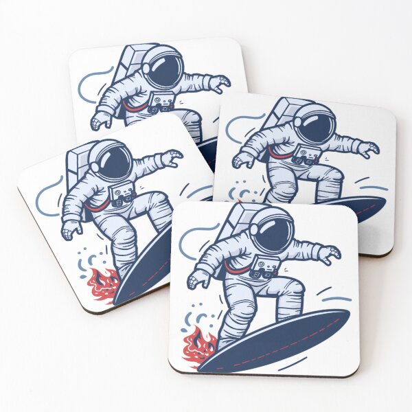 Item preview, Galactic Surfer - Rocket Astronaut designed and sold by RDproject.