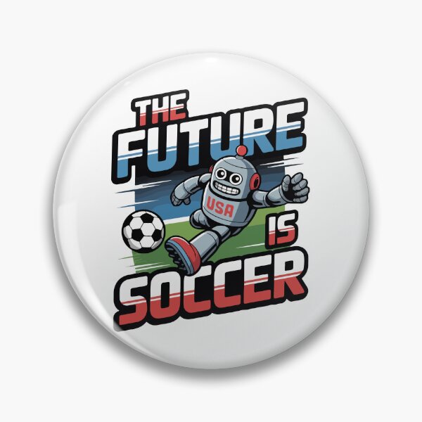 Item preview, The Future is Soccer Robot World Cup 2026 USA designed and sold by PixelWaveBD.