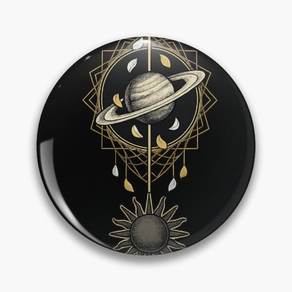 Item preview, Celestial Saturn Sun Moon Dark designed and sold by VibeMax.