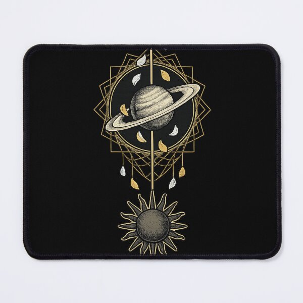 Item preview, Celestial Saturn Sun Moon Dark designed and sold by VibeMax.