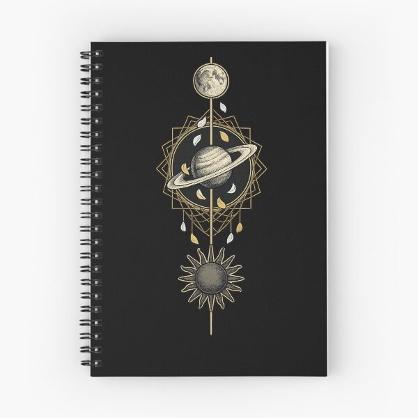 Item preview, Celestial Saturn Sun Moon Dark designed and sold by VibeMax.