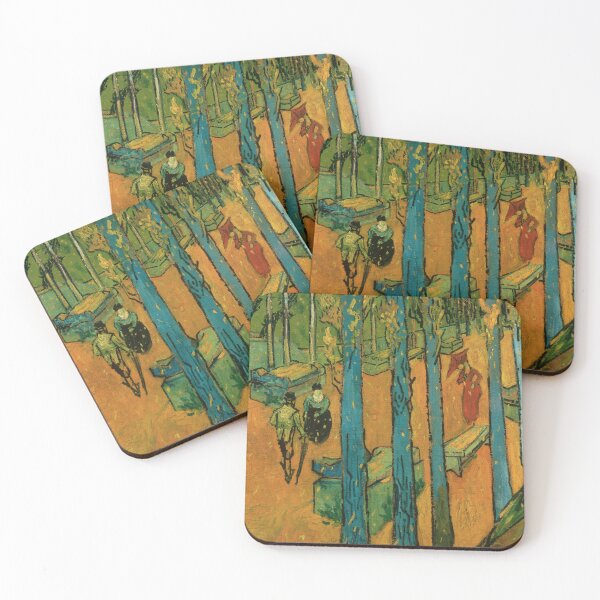Item preview, Falling Leaves Les Alyscamps by Vincent van Gogh: Post Impressionist Wall Art designed and sold by artofuniverse.