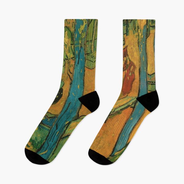 Item preview, Falling Leaves Les Alyscamps by Vincent van Gogh: Post Impressionist Wall Art designed and sold by artofuniverse.