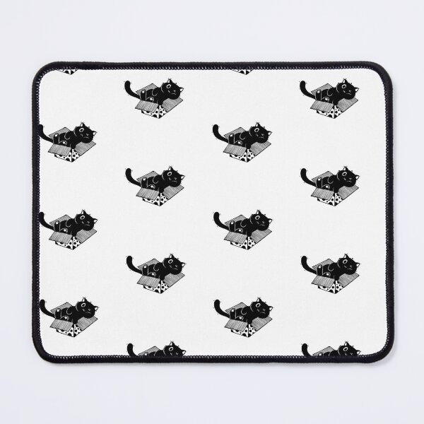 Item preview, Lying in a Box Black Cat Illustration designed and sold by Manjia-Art.