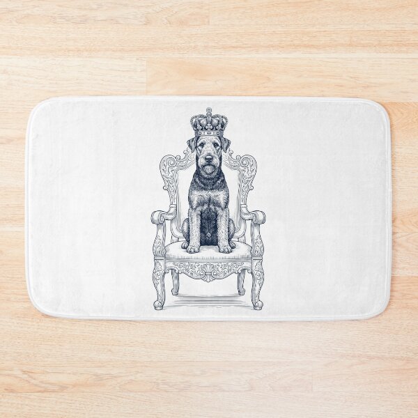 Item preview, Vintage Airedale Terrier King Crown Funny Dog Lover designed and sold by DoodleTortle.