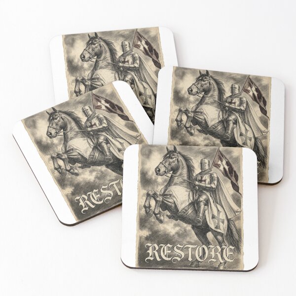 Item preview, Restore Britain Knight Vintage Political Appreciation Design designed and sold by MeatyTees.