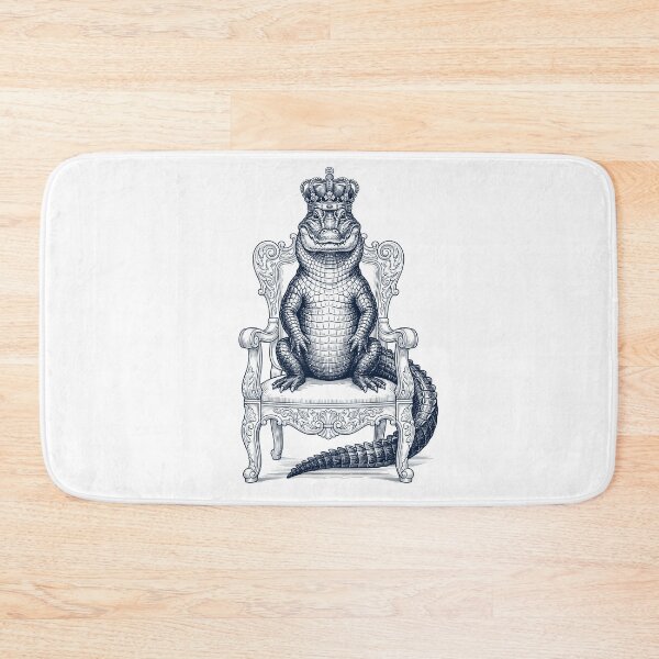 Item preview, Vintage Alligator King Crown Funny Animal Lover designed and sold by DoodleTortle.