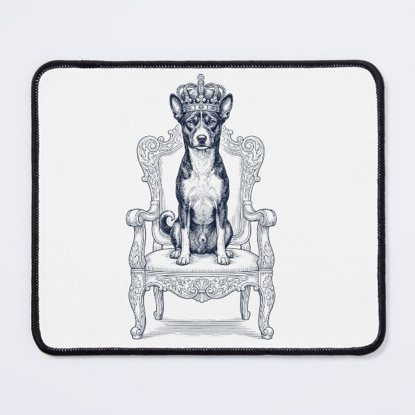 Item preview, Vintage Basenji King Crown Funny Dog Lover designed and sold by DoodleTortle.