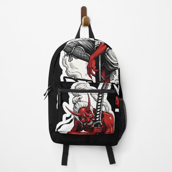 Item preview, Demon Samurai Oni Sticker – Japanese Warrior Art, Red Devil Katana Aesthetic, Dark Anime Style Decal designed and sold by LYZ7VANI.