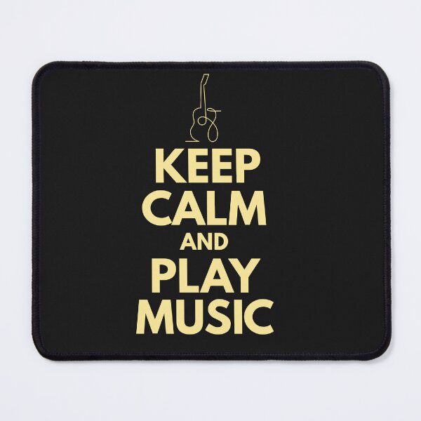 Item preview, Keep Calm And Play Music designed and sold by Joyful-Pixel.