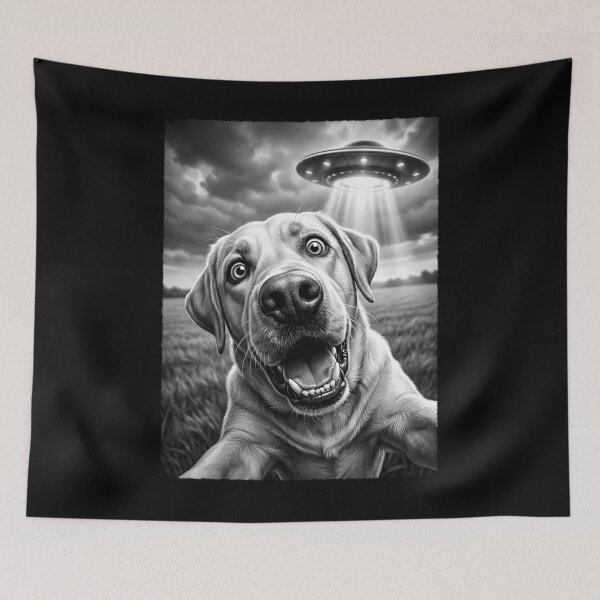 Item preview, Vintage Labrador Retriever UFO Alien Dog Mom Dad Lover designed and sold by TerryConnells.