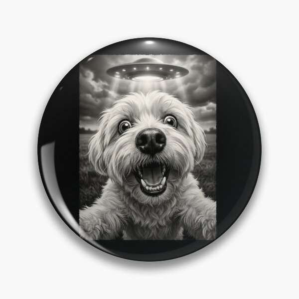 Item preview, Vintage Maltese UFO Alien Dog Mom Dad Lover designed and sold by TerryConnells.