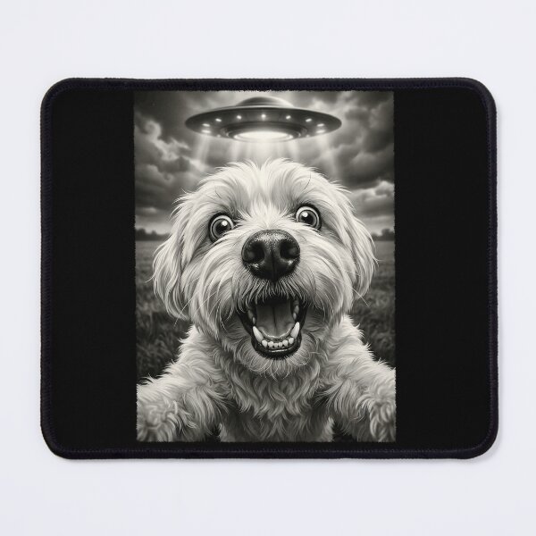 Item preview, Vintage Maltese UFO Alien Dog Mom Dad Lover designed and sold by TerryConnells.