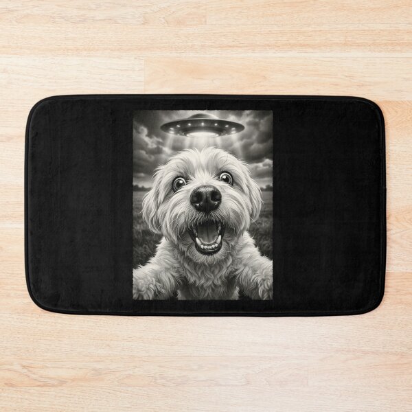 Item preview, Vintage Maltese UFO Alien Dog Mom Dad Lover designed and sold by TerryConnells.
