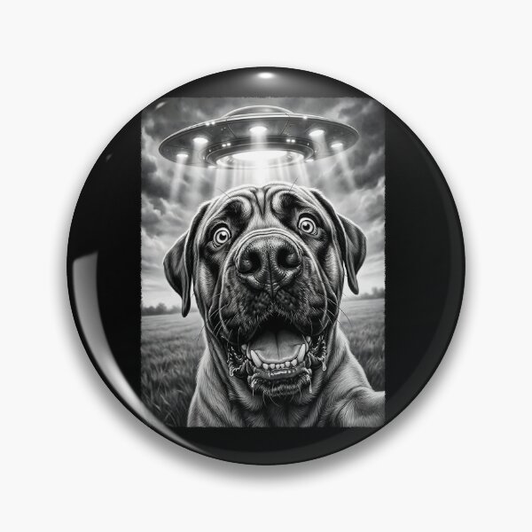 Item preview, Vintage Mastiff UFO Alien Dog Mom Dad Lover designed and sold by TerryConnells.