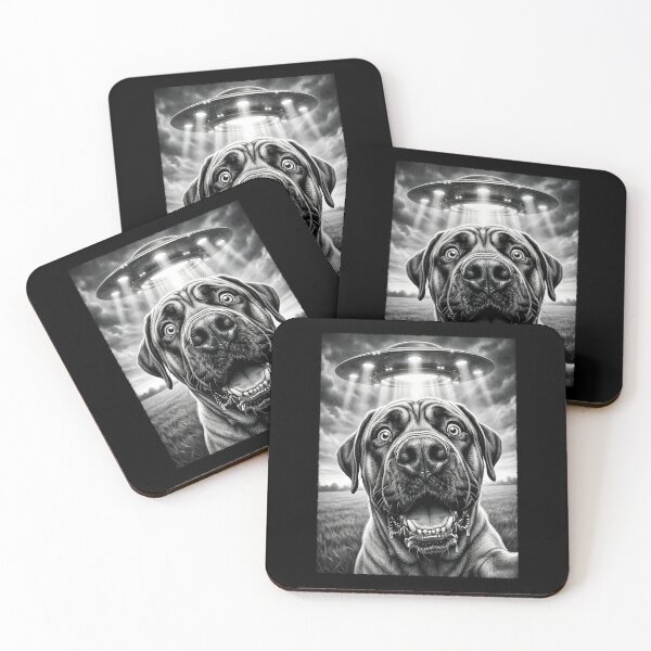 Item preview, Vintage Mastiff UFO Alien Dog Mom Dad Lover designed and sold by TerryConnells.
