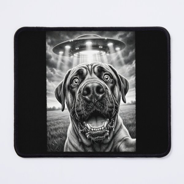 Item preview, Vintage Mastiff UFO Alien Dog Mom Dad Lover designed and sold by TerryConnells.