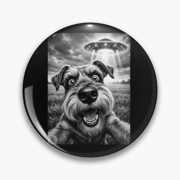 Item preview, Vintage Miniature Schnauzer UFO Alien Dog Mom Dad Lover designed and sold by TerryConnells.