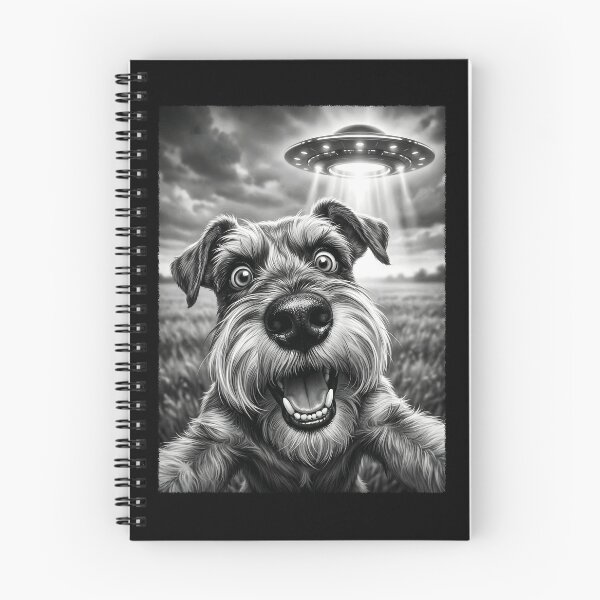 Item preview, Vintage Miniature Schnauzer UFO Alien Dog Mom Dad Lover designed and sold by TerryConnells.