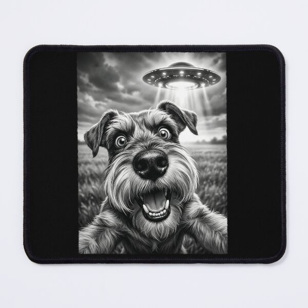 Item preview, Vintage Miniature Schnauzer UFO Alien Dog Mom Dad Lover designed and sold by TerryConnells.