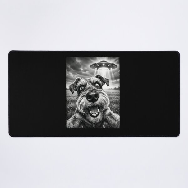 Item preview, Vintage Miniature Schnauzer UFO Alien Dog Mom Dad Lover designed and sold by TerryConnells.