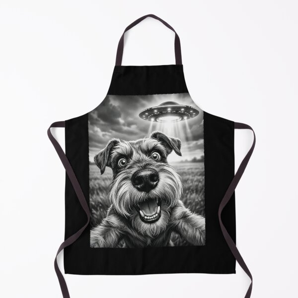 Item preview, Vintage Miniature Schnauzer UFO Alien Dog Mom Dad Lover designed and sold by TerryConnells.